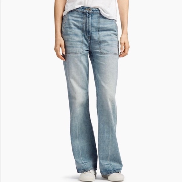 James Perse Denim - James Perse Wide Leg Light Wash Blue Jeans Size 25 NWOT